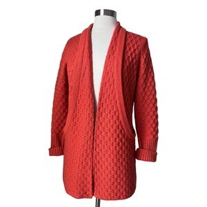 Brixon Ivy Stitch Fix Cable Chunky Knit Faux Cashmere Knit Duster Cardigan M